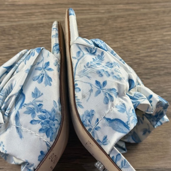 Antonio Melani x Born on Fifth Amy Bird Pleated Dress Mules Heeled Sandal Size 7 - Picture 14 of 15